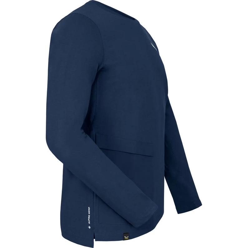 SALEWA Heren Puez Hemp Longsleeve 6 SALEWA Heren Puez Hemp Longsleeve - Afbeelding 4