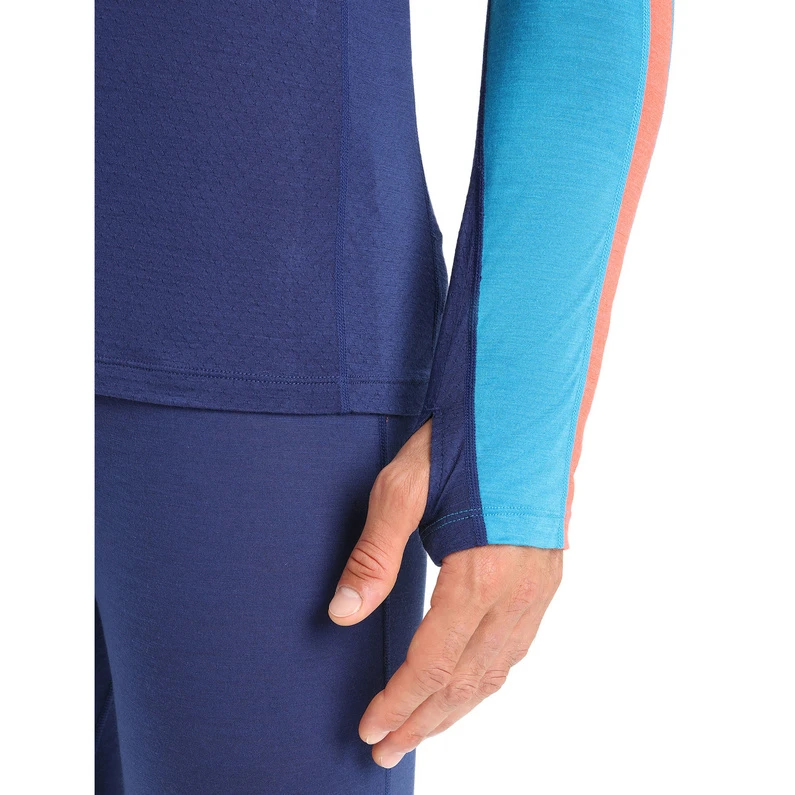 Icebreaker Heren 125 ZoneKnit Crew Longsleeve 5 Icebreaker Heren 125 ZoneKnit Crew Longsleeve - Afbeelding 3