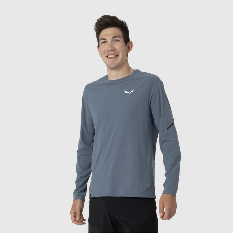 SALEWA Heren Pedroc Dry Longsleeve 8 SALEWA Heren Pedroc Dry Longsleeve - Afbeelding 6