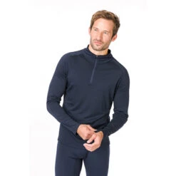 Super.natural Heren Base 175 1/4 Zip Longsleeve -Milani CMP Winkel iview 1033552 036 pic4