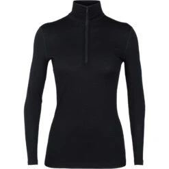 Icebreaker Dames 200 Oasis Zip Longsleeve