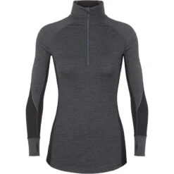 Icebreaker Dames 260 Zone Rits Longsleeve