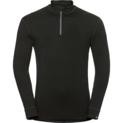 Odlo Heren Suw Turtle Zip Natural Longsleeve