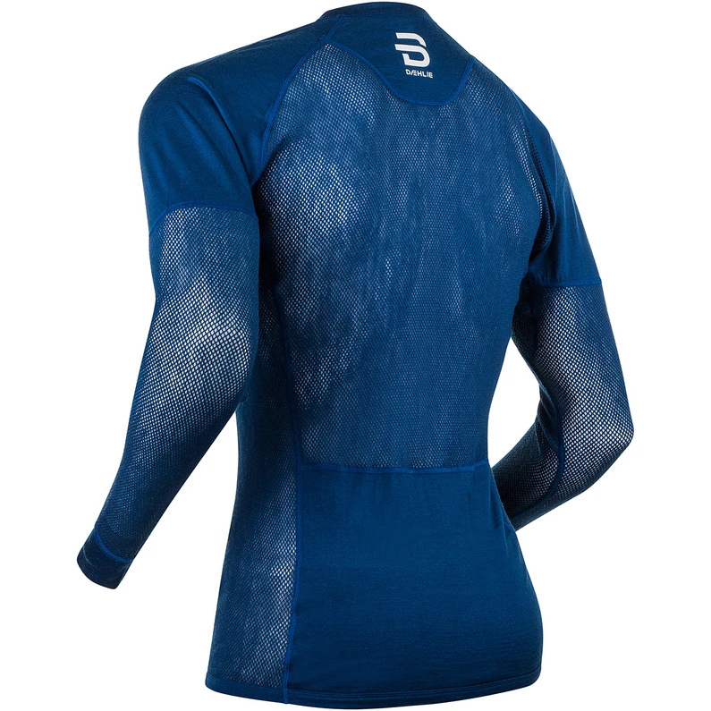 Daehlie Heren Airnet Wool Longsleeve 4 Daehlie Heren Airnet Wool Longsleeve - Afbeelding 2