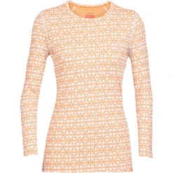 Icebreaker Dames 250 Vertex Alpine Geo Longsleeve