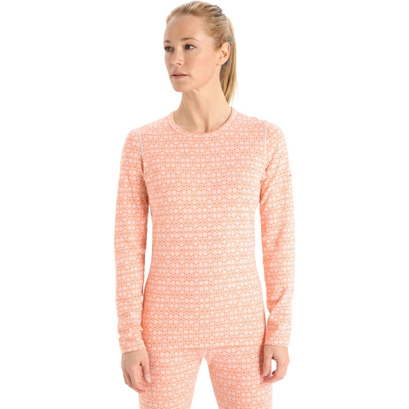 Icebreaker Dames 250 Vertex Alpine Geo Longsleeve 6 Icebreaker Dames 250 Vertex Alpine Geo Longsleeve - Afbeelding 4