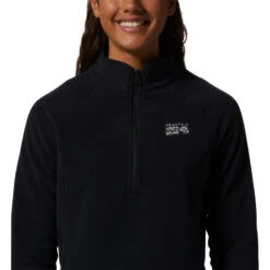 Mountain Hardwear Dames Polartec Microfleece 1/4 Zip Longsleeve -Milani CMP Winkel iview 1114157 001 pic5