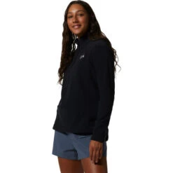 Mountain Hardwear Dames Polartec Microfleece 1/4 Zip Longsleeve -Milani CMP Winkel iview 1114157 001 pic6