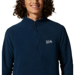 Mountain Hardwear Heren Polartec Microfleece 1/4 Zip Longsleeve -Milani CMP Winkel iview 1114158 005 pic5
