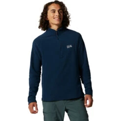 Mountain Hardwear Heren Polartec Microfleece 1/4 Zip Longsleeve -Milani CMP Winkel iview 1114158 005 pic6